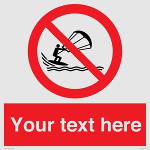 Custom No kite surfing